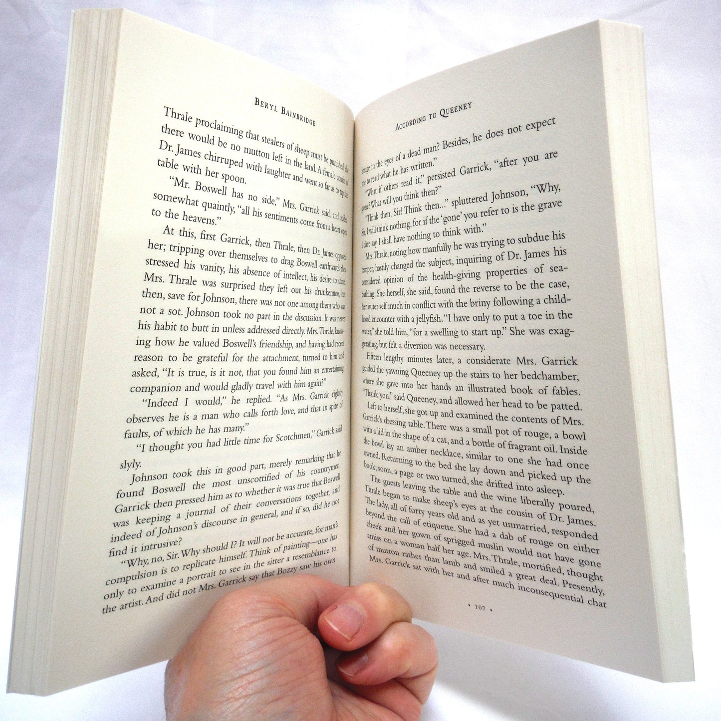 RECORDING TO QUEENEY, A Novel by Beryl Bainbridge (2001 1st Ed.)