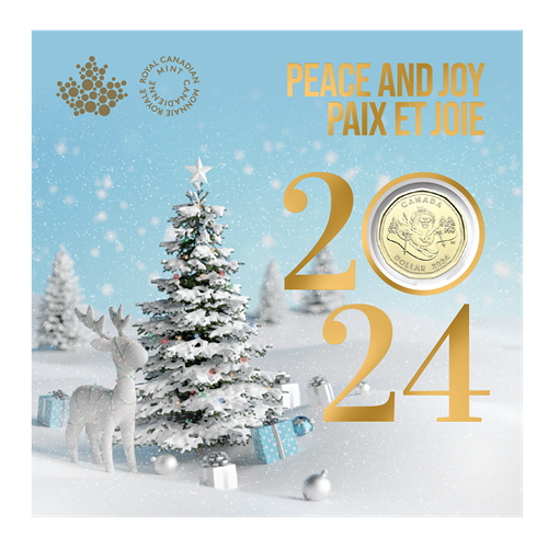 2024 PEACE & JOY -PAIX ET JOIE Royal Canadian Mint 5-Coin Holiday Gift Set