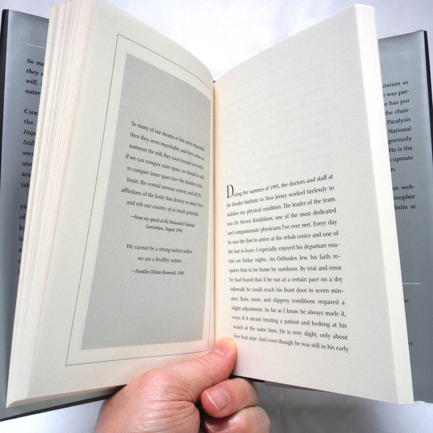 NOTHING IS IMPOSSIBLE, Reflections on a New Life, by Christopher Reeve (2002 1st Ed.)