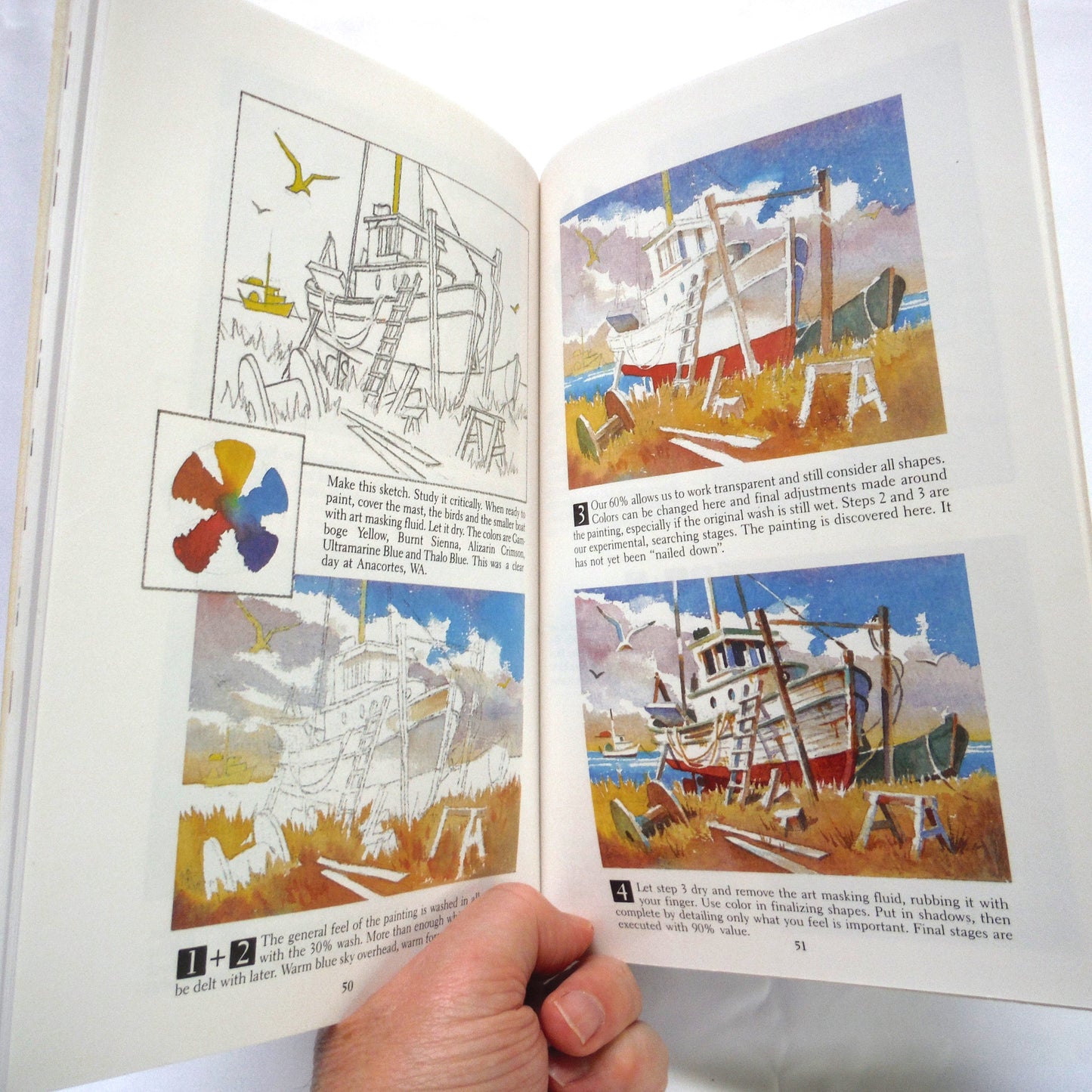 WATERCOLOR, A How To Paint Artist's Library Series Book #2, by Duane R. Light (1984 1st Ed.)