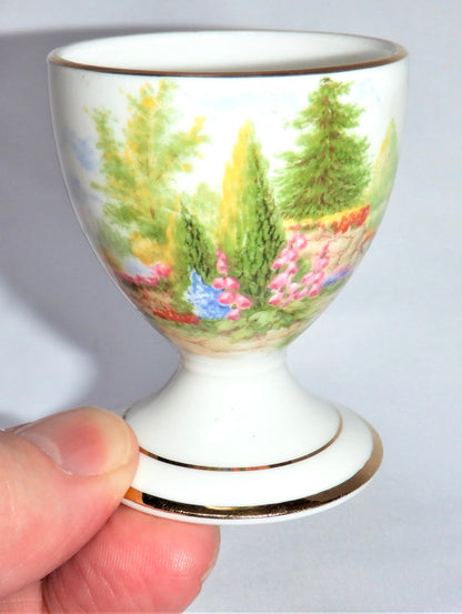 Vintage EGG CUP in Kentish Rockery Pattern by ROYAL ALBERT, Made in England