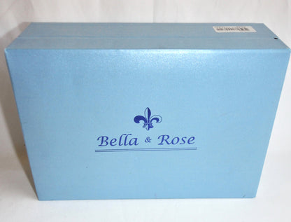 BELLA ROSE NEW 3-PIECE JEWELLERY GIFT SET: Watch, Earrings & Necklace in the Original Robins-Egg Blue Presentation Box!