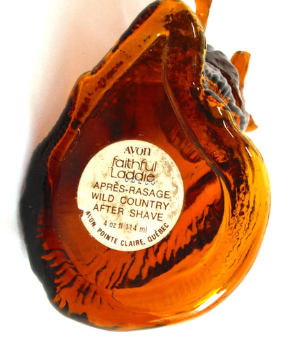 1970's AVON Wild Country Men's Aftershave Decanter: 'FAITHFUL LADDIE'