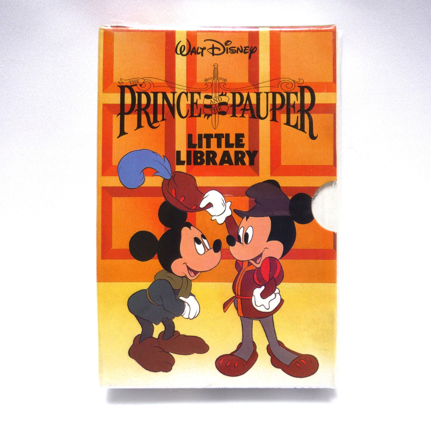 DISNEY LITTLE LIBRARY MICKEY MOUSE MINI 4-BOOK SET: Prince and the Pauper, 1991