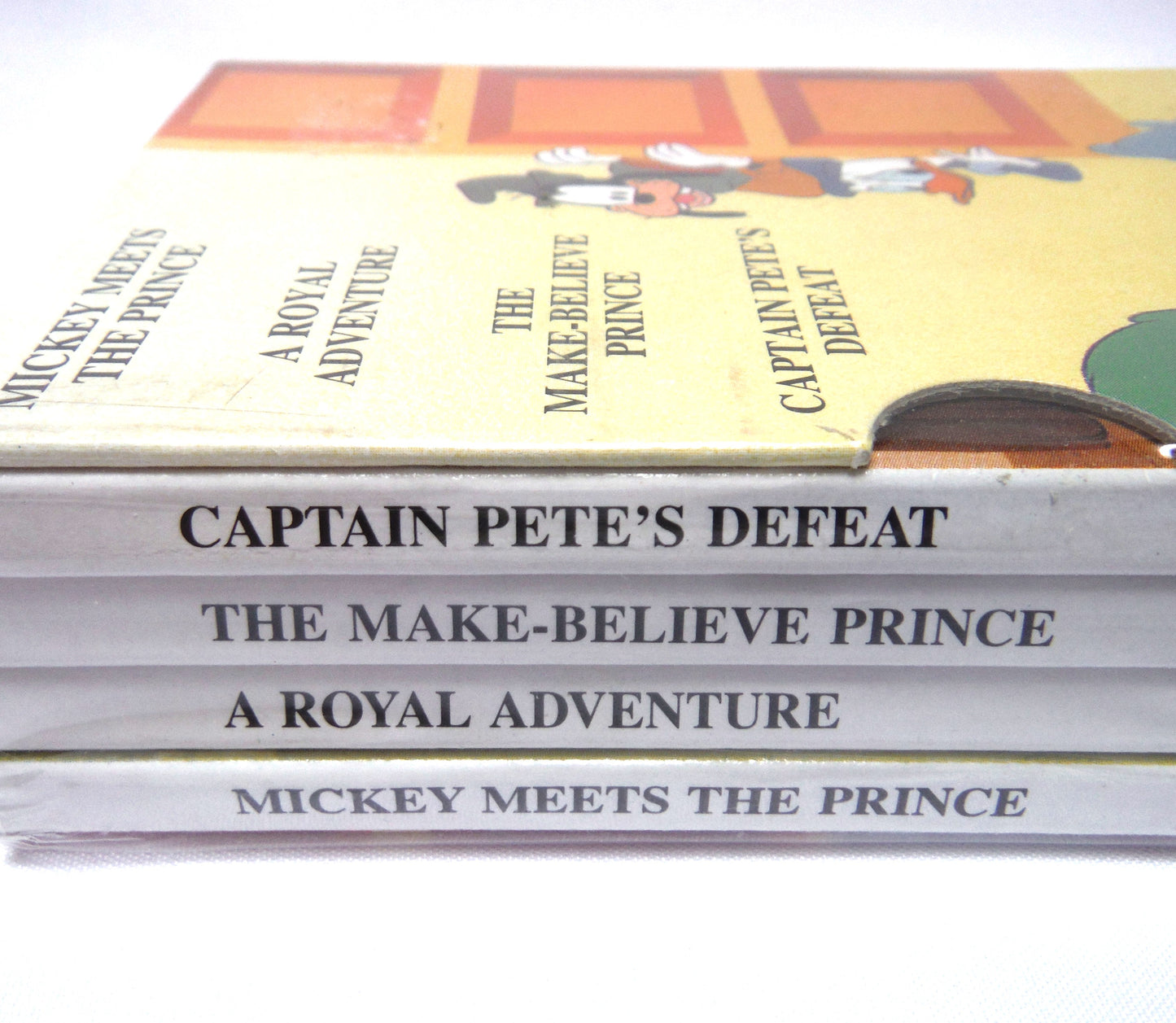 DISNEY LITTLE LIBRARY MICKEY MOUSE MINI 4-BOOK SET: Prince and the Pauper, 1991