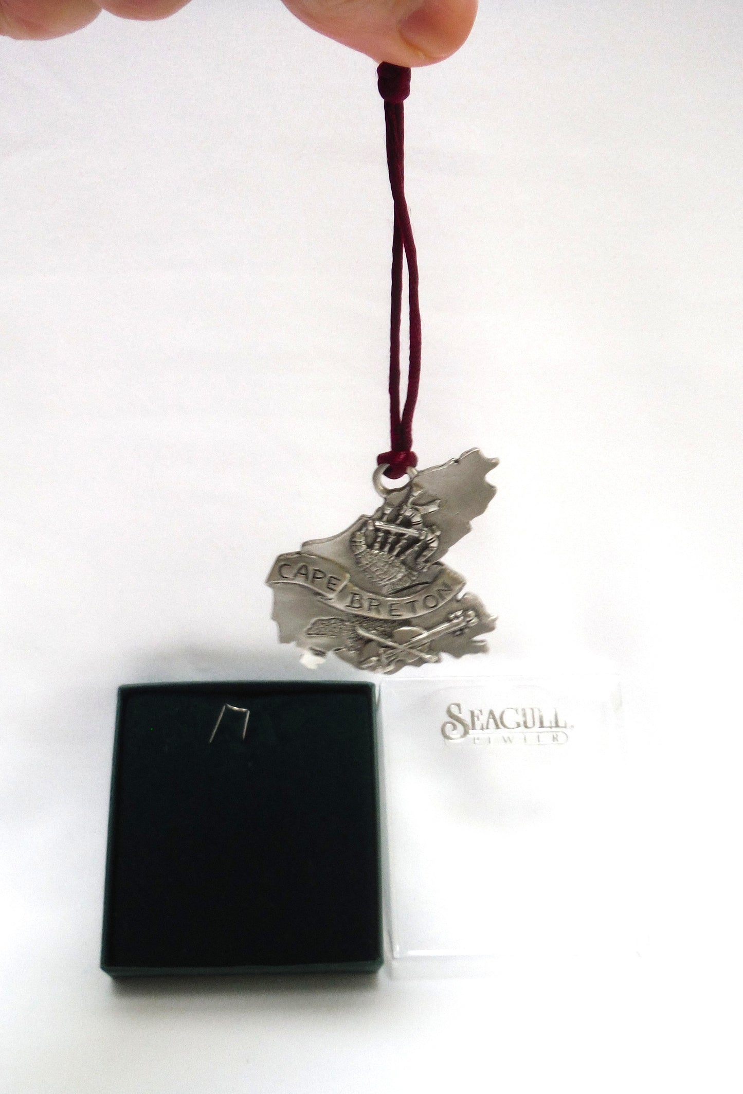 CAPE BRETON PEWTER ORNAMENT, Made in Pugwash, Nova Scotia by SEAGULL PEWTER