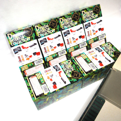 Spectacular REINA 1/12 Scale Design Interior Dollhouse Collection Miniature 6-Chair Set: 'VOLUME 6 DESIGNER CHAIRS', BRAND NEW OLD STOCK.