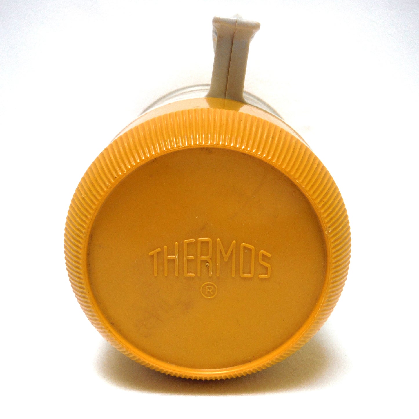 Vintage 1970-era Authentic Canadian Thermos Products Insulated Vacuum Sealed Model #6002 Mustard Yellow Thermos!