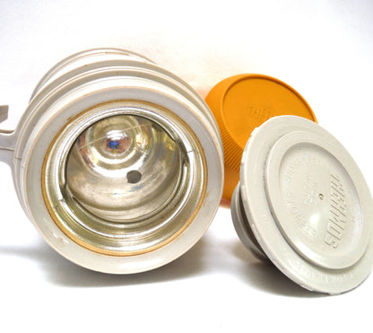 Vintage 1970-era Authentic Canadian Thermos Products Insulated Vacuum Sealed Model #6002 Mustard Yellow Thermos!