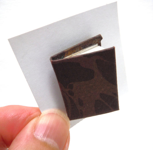 Vintage Miniature Lapel Pin: REAL BLANK-PAGE BOOK "To Write Your Own Story!"