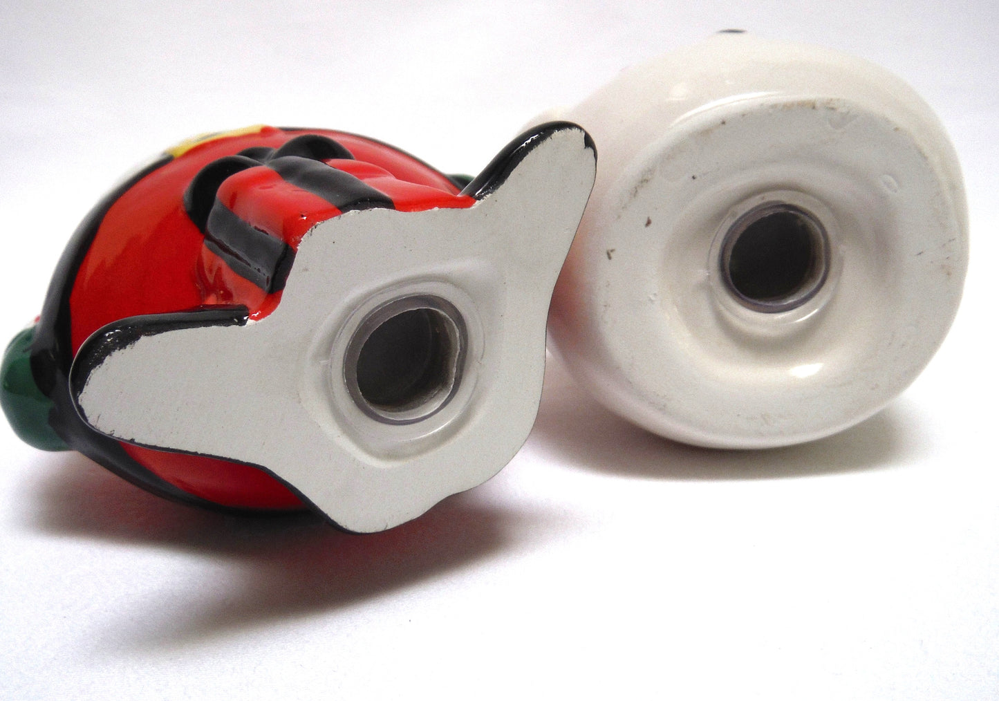 Contemporary Pair of Salt & Pepper Christmas Shakers: SANTA AND HIS FRIEND FROSTY THE SNOWMAN!