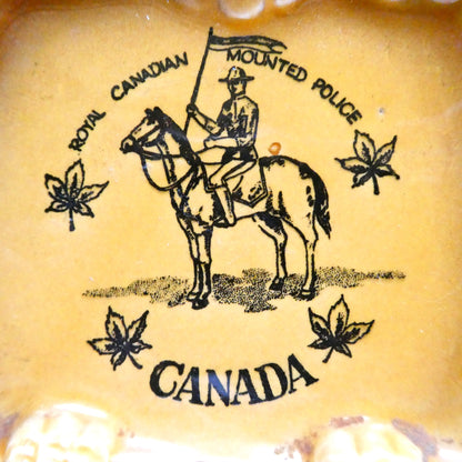 Vintage Owl Pottery Wall Plaque Featuring THE RCMP, The Kitchen Prayer and My House Poem