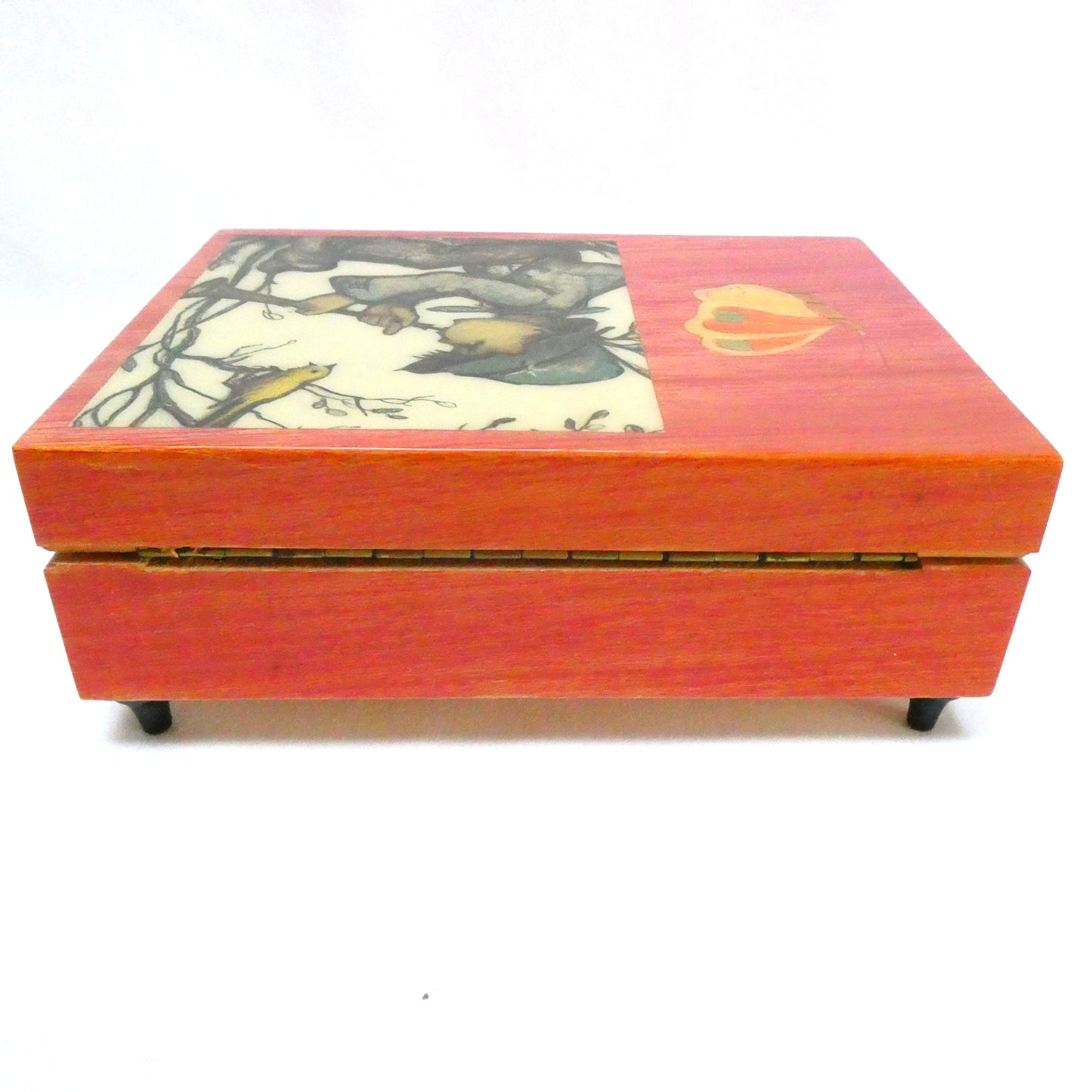VINTAGE BALLERINA ORIGINAL DEICHERT MUSIC BOX - WESTERN GERMANY SUPERSTAR SWITZERLAND 18 Key Music Movement and Hummel Art