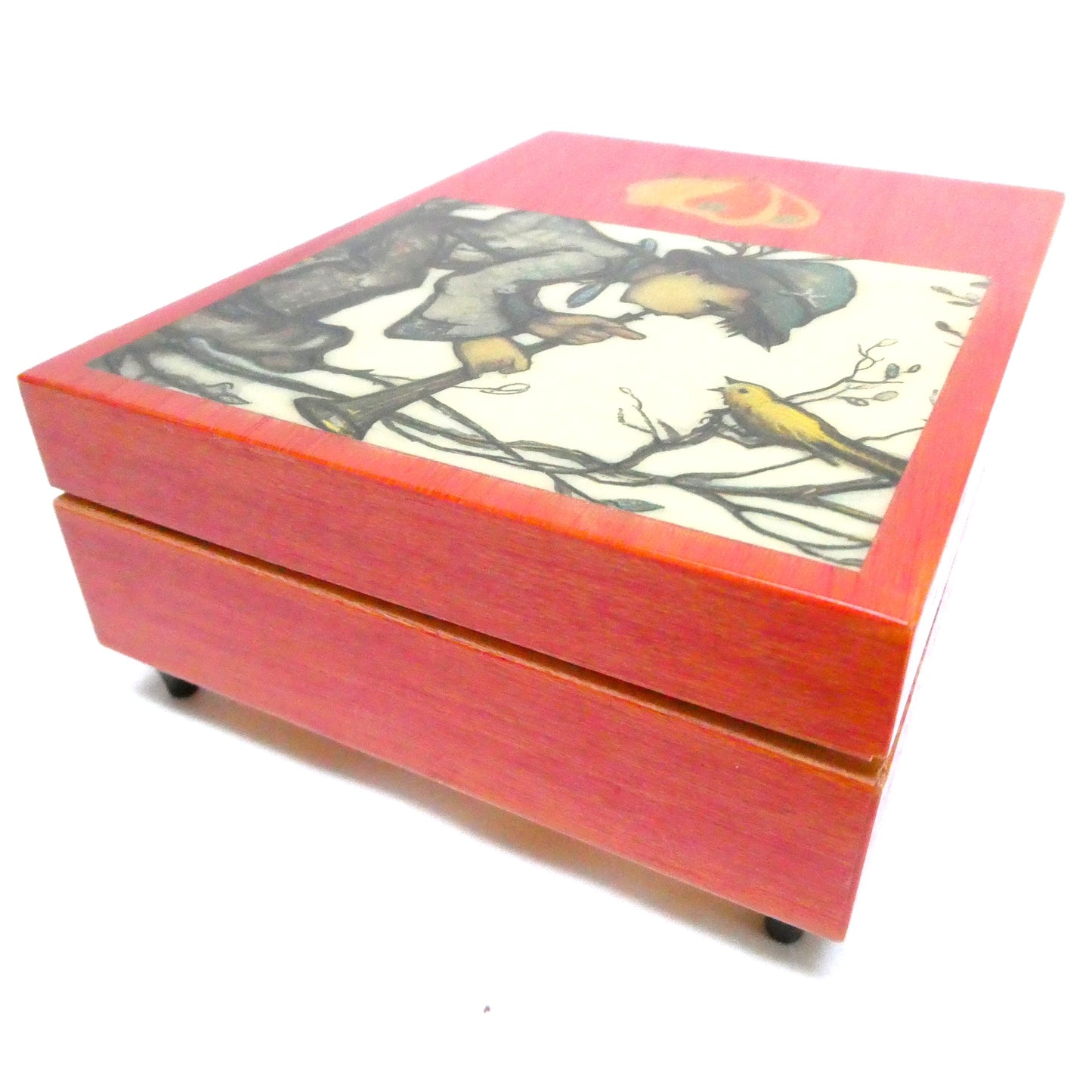 VINTAGE BALLERINA ORIGINAL DEICHERT MUSIC BOX - WESTERN GERMANY SUPERSTAR SWITZERLAND 18 Key Music Movement and Hummel Art