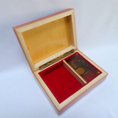 VINTAGE BALLERINA ORIGINAL DEICHERT MUSIC BOX - WESTERN GERMANY SUPERSTAR SWITZERLAND 18 Key Music Movement and Hummel Art