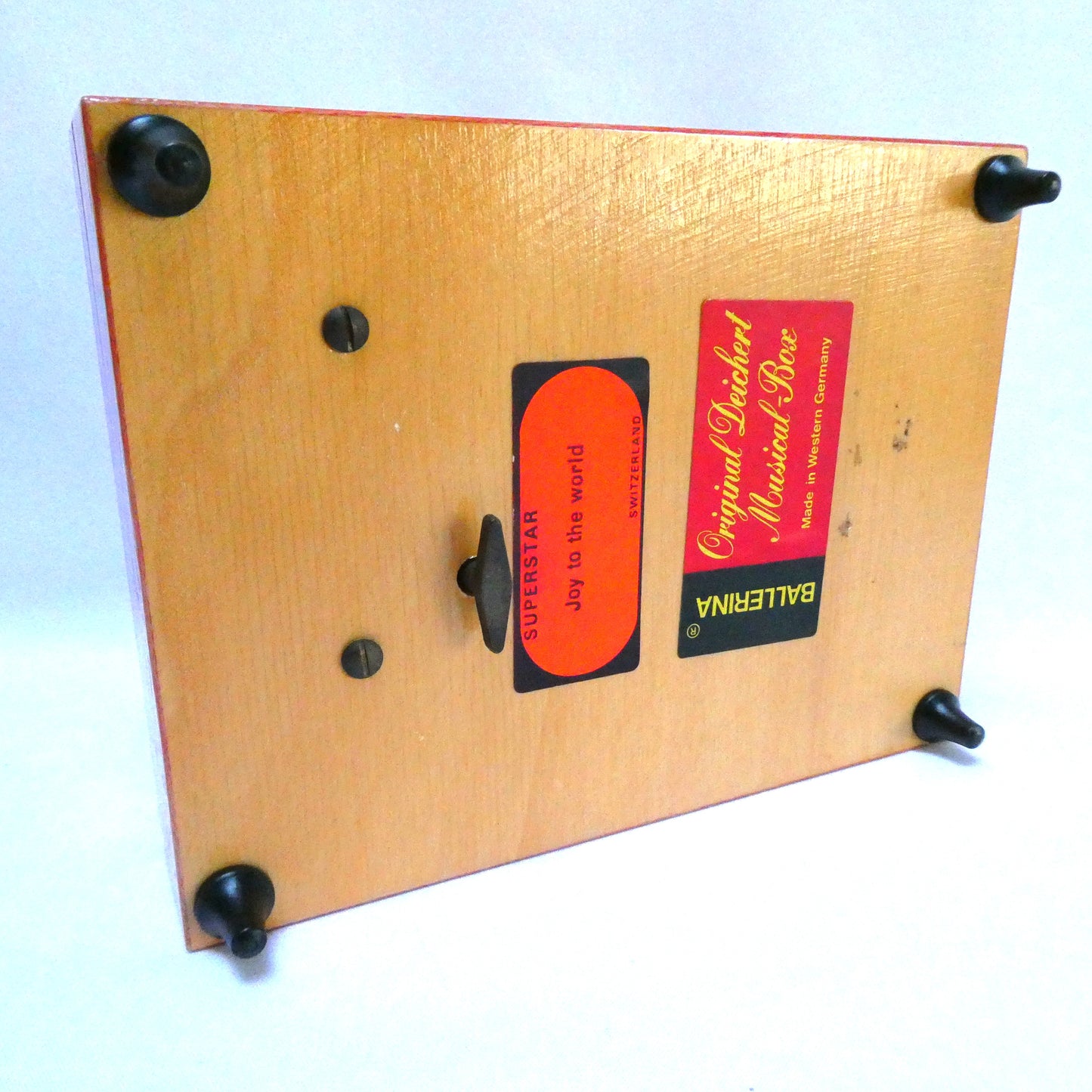 VINTAGE BALLERINA ORIGINAL DEICHERT MUSIC BOX - WESTERN GERMANY SUPERSTAR SWITZERLAND 18 Key Music Movement and Hummel Art