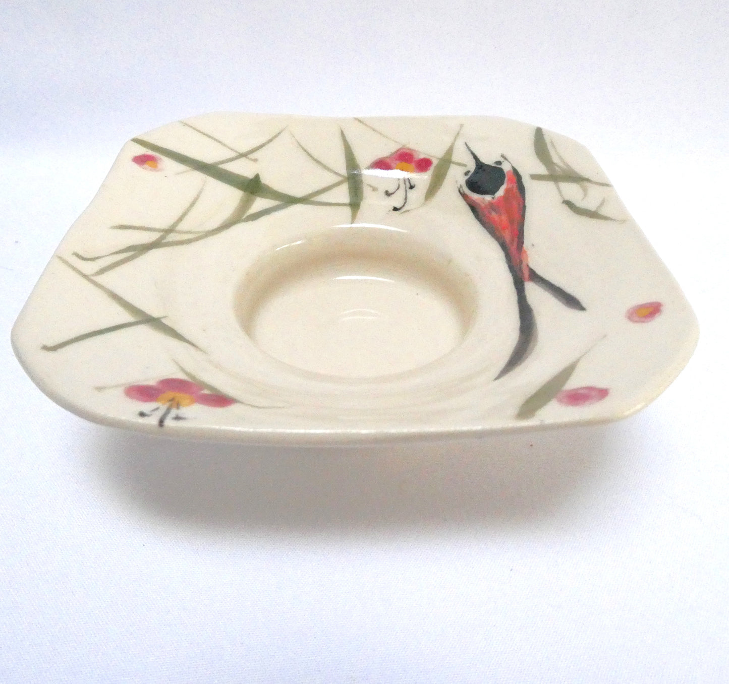 Contemporary Pottery Trinket Dish, hand made and hand signed by the PEI Potter Hedwig Koleszar!