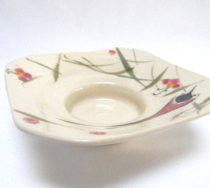 Contemporary Pottery Trinket Dish, hand made and hand signed by the PEI Potter Hedwig Koleszar!