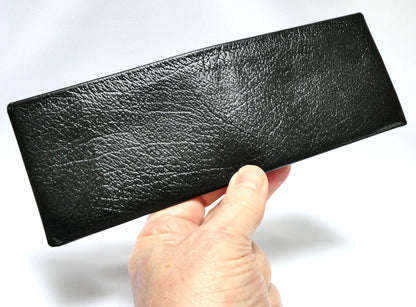 Vintage Buxton Black Leather Wallet BRAND NEW OLD STOCK: Imprinted TAHSIS COMPANY LTD.