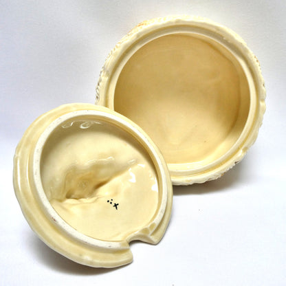 Rare Antique Clarice Cliff 'Celtic Harvest' PRESERVE POT AND LID,  by Newport Pottery of England