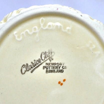 Rare Antique Clarice Cliff 'Celtic Harvest' PRESERVE POT AND LID,  by Newport Pottery of England