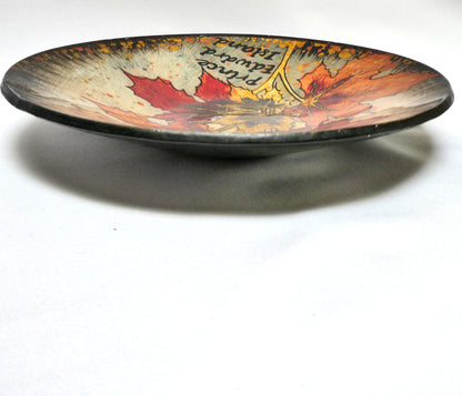 STUNNING 8-INCH WIDE NUT OR TRINKET DISH, Featuring Prince Edward Island, Canada