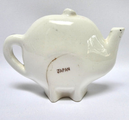 1950's Kitchen Countertop Pottery Tea Bag Holder from Japan: "I WILL HOLD THE TEABAG"