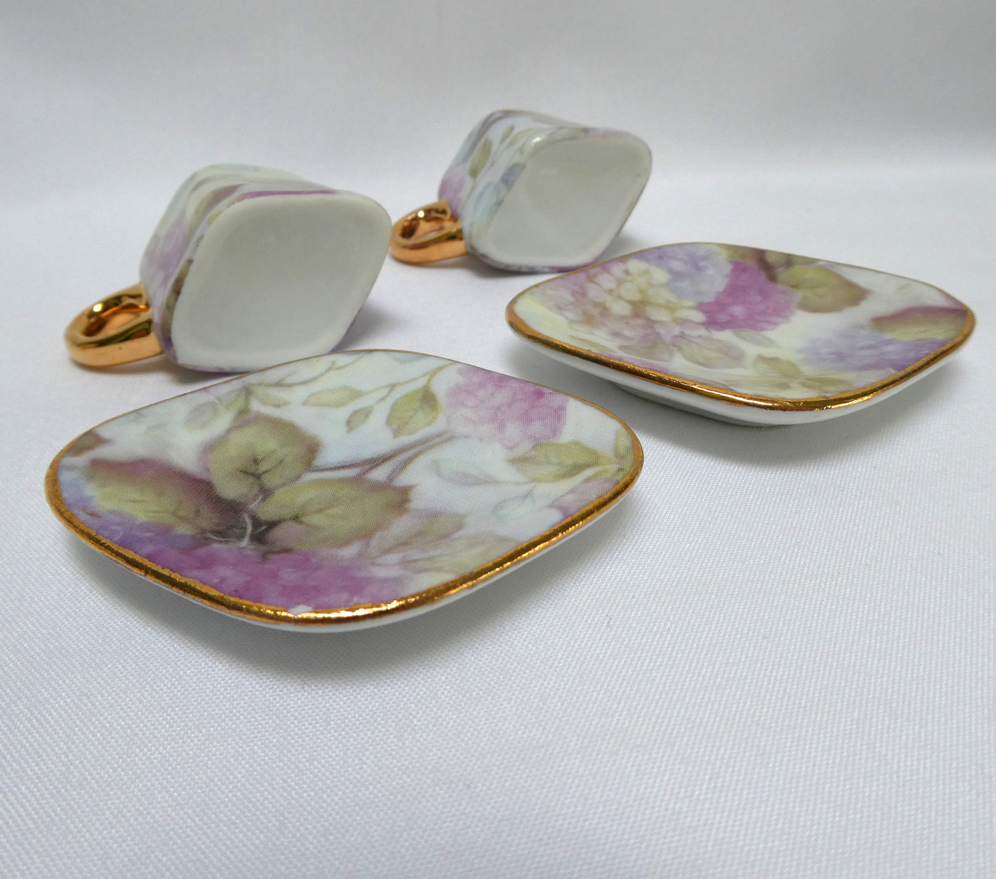 Vintage Porcelain Nostalgic 10-Piece Children's Miniature Tea Set by The Princess Mary-Anne Collection of China
