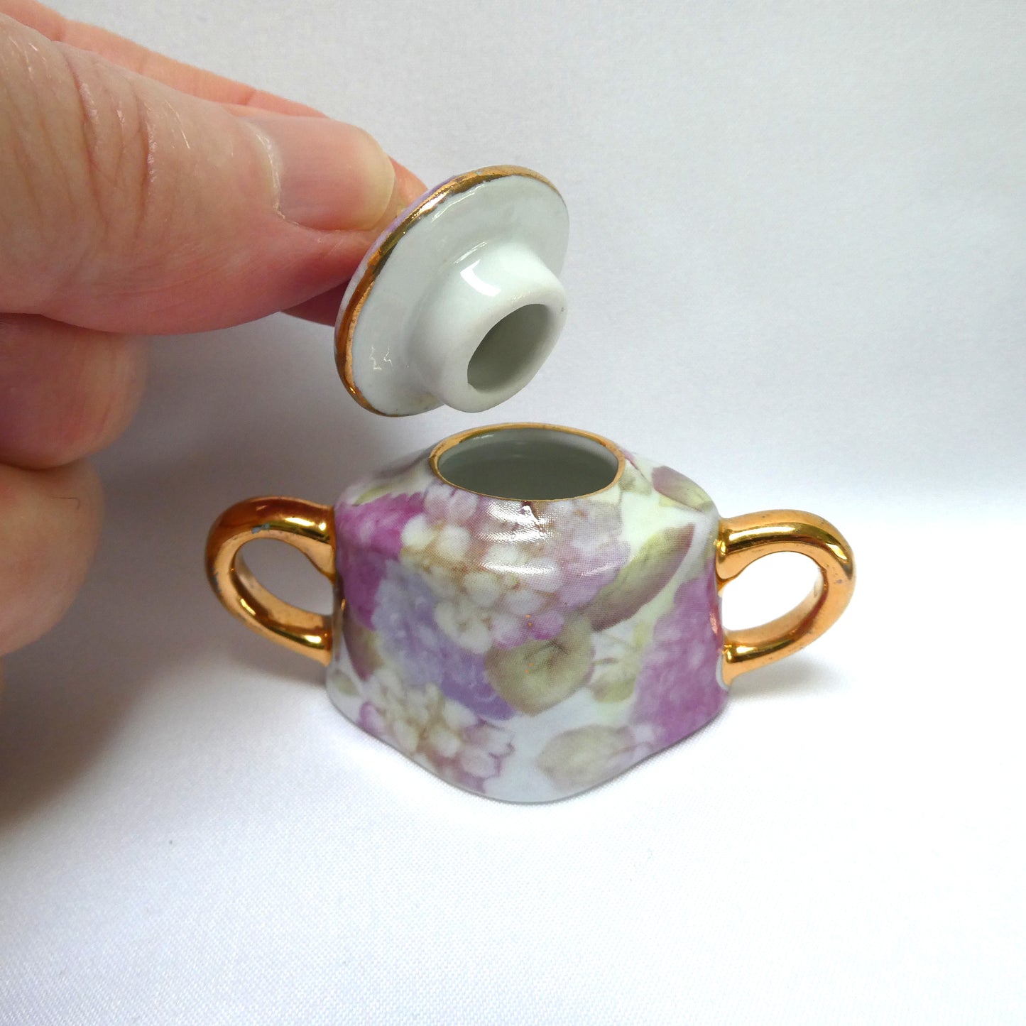 Vintage Porcelain Nostalgic 10-Piece Children's Miniature Tea Set by The Princess Mary-Anne Collection of China