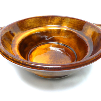 Vintage Mid-Century Modern Double-Handled Bowl Numbered 850, by The California USA Pottery Company