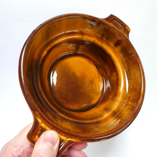 Vintage Mid-Century Modern Double-Handled Bowl Numbered 850, by The California USA Pottery Company