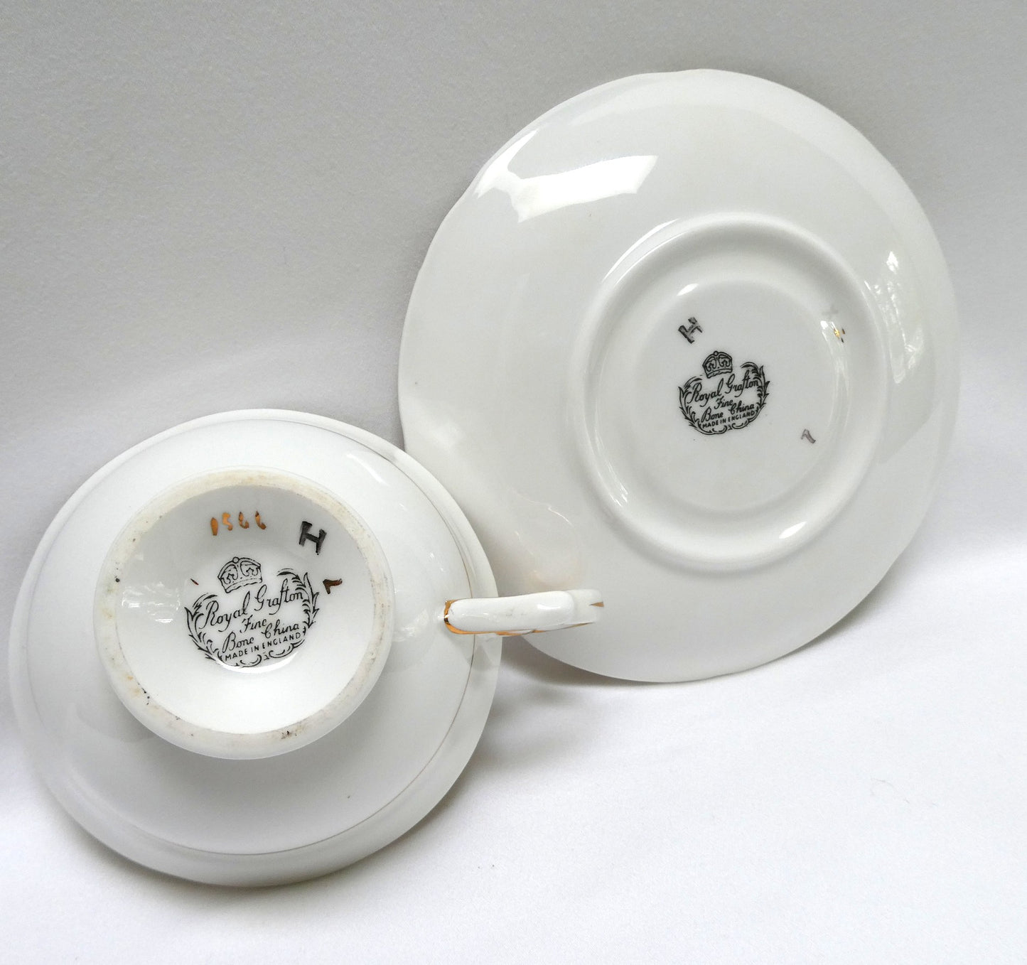 Vintage Rare Royal Grafton 1967 Centennial of Canadian Confederation Tea Cup and Saucer, Featuring the Gold Maple Leaves!