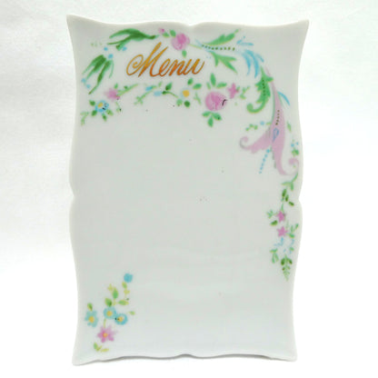 1970's Lillian Vernon Table Menu Display and Six Place Settings, By Regal Greetings and Gifts of Toronto, Ontario