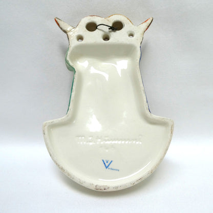 Goebel Hummel Model #146 Holy Water Porcelain Wall Font: Entitled 'Angel Duet' or Two Angels Singing