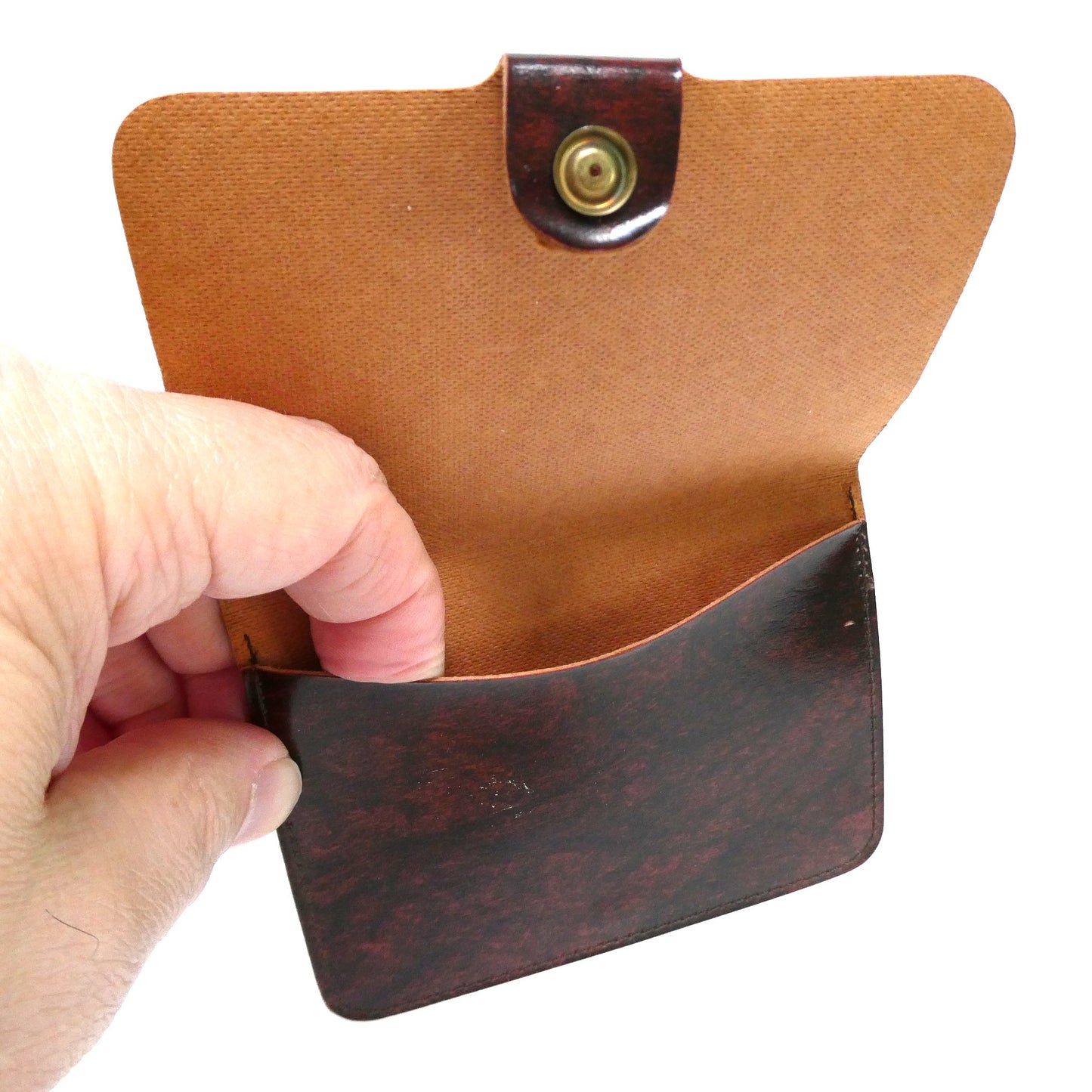 VINTAGE SCOTTISH MOTORIST'S GUIDE LEATHER POUCH: Featuring Aberdeen and The Scottish Thistle!