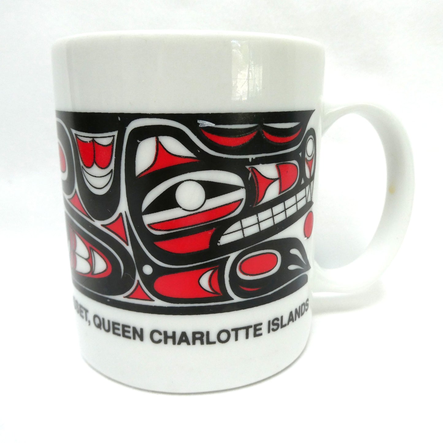 Native Northwest Matriarch Bear Ceramic Mug designed by Tsimshian Artist Morgan Asoyuf: Featuring MASSET, Queen Charlotte Islands