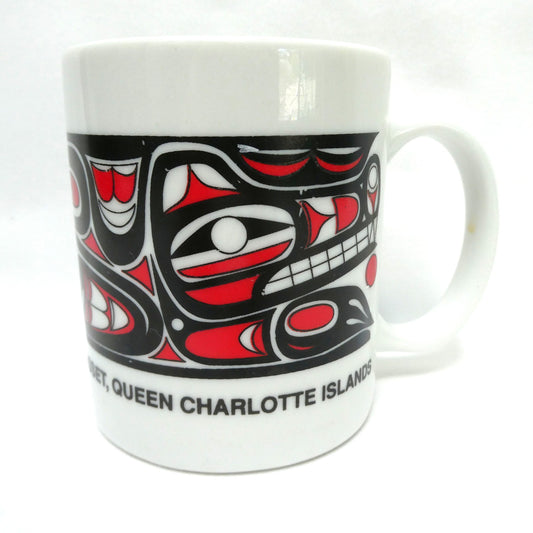 Native Northwest Matriarch Bear Ceramic Mug designed by Tsimshian Artist Morgan Asoyuf: Featuring MASSET, Queen Charlotte Islands