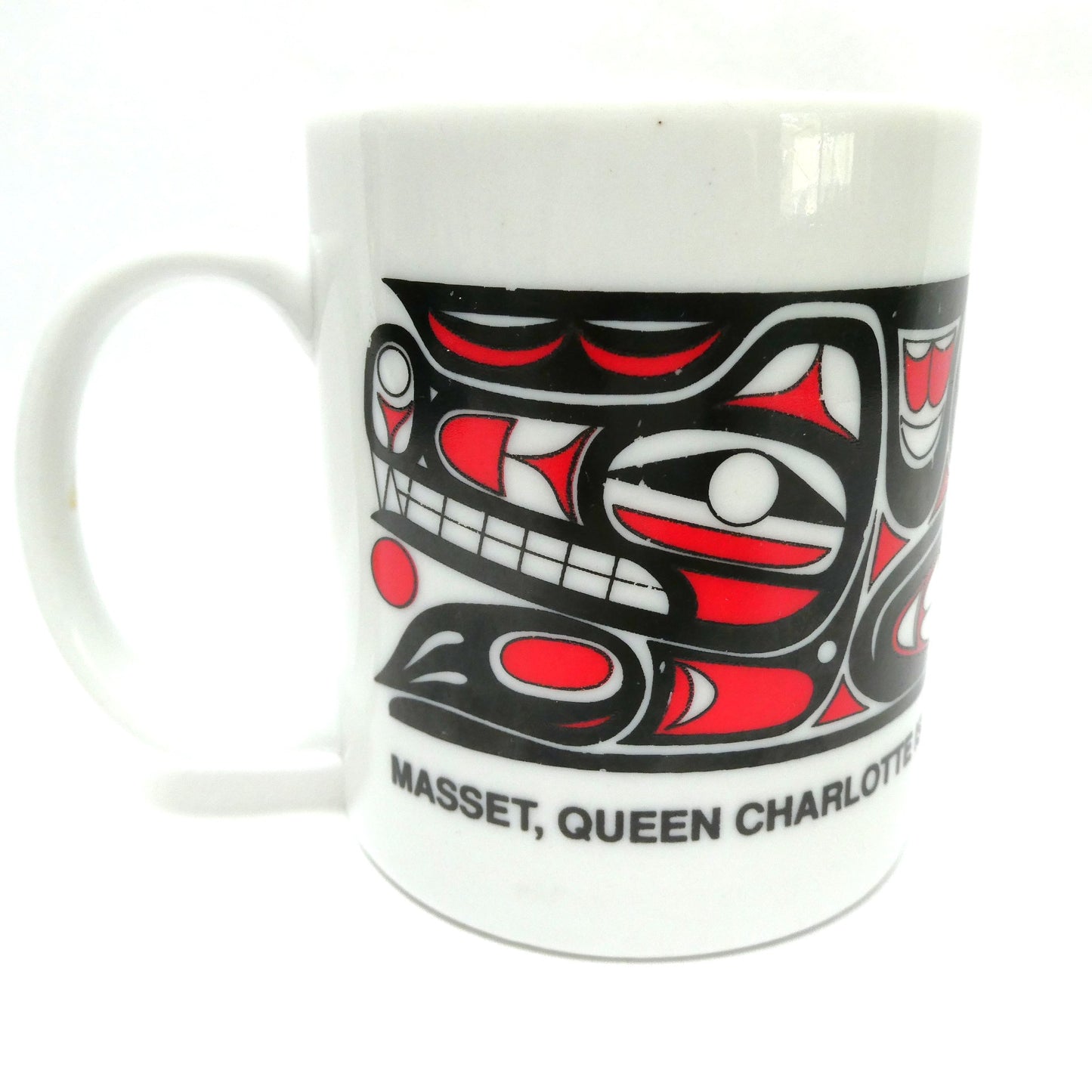 Native Northwest Matriarch Bear Ceramic Mug designed by Tsimshian Artist Morgan Asoyuf: Featuring MASSET, Queen Charlotte Islands