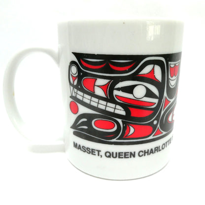 Native Northwest Matriarch Bear Ceramic Mug designed by Tsimshian Artist Morgan Asoyuf: Featuring MASSET, Queen Charlotte Islands