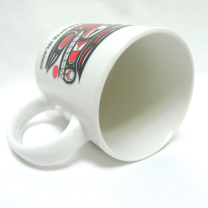 Native Northwest Matriarch Bear Ceramic Mug designed by Tsimshian Artist Morgan Asoyuf: Featuring MASSET, Queen Charlotte Islands