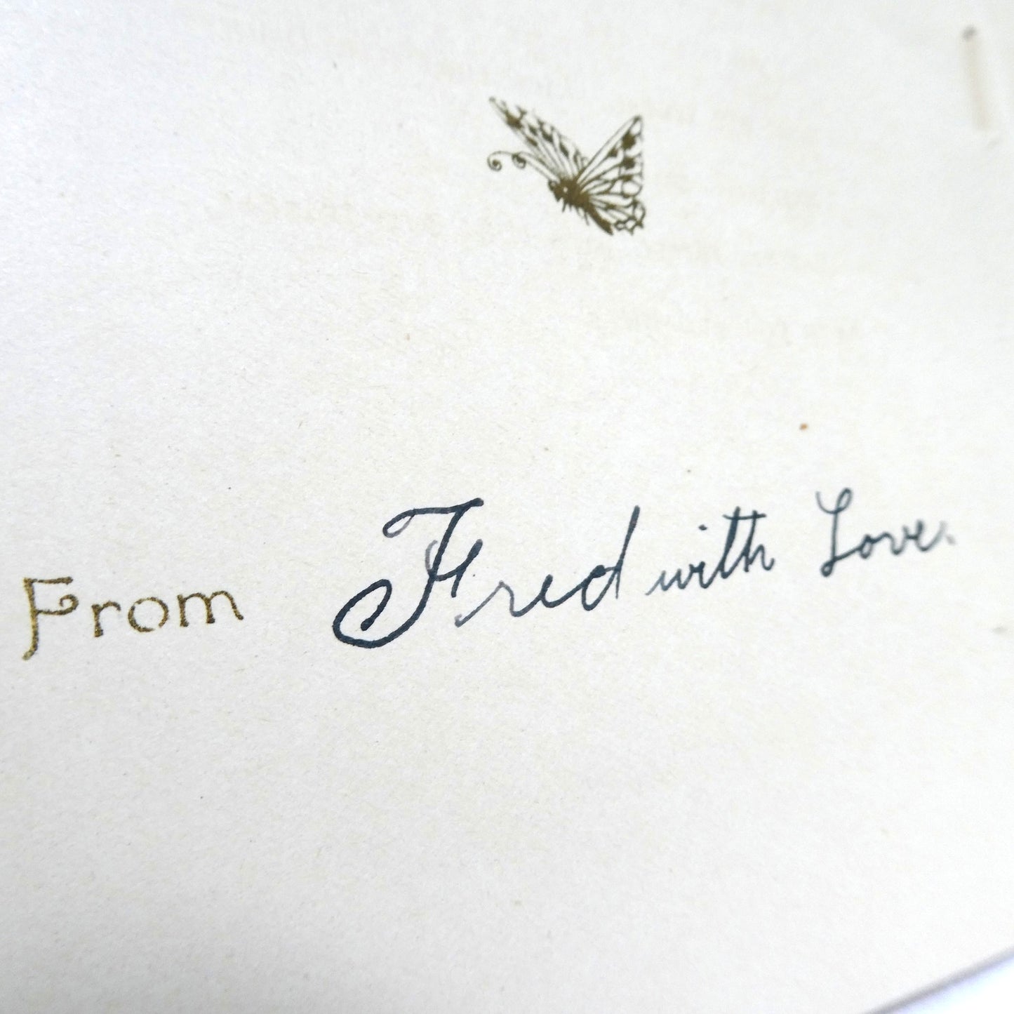 Antique 1900's Celluloid and Linen Greeting Card by Raphael Tuck and Sons: 'Pink Rose Happy Thoughts' in Original Frame!
