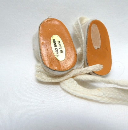 VINTAGE DOLL DRESS SHOES (LOT #2) Seven Pairs in Multiple Colours Including GINNY Doll Shoes.