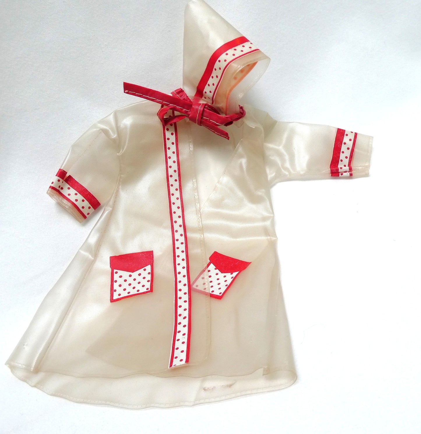 Red and White LOT SALE of 1960's Vintage Barbie and Vintage Ken Assorted Doll Clothes