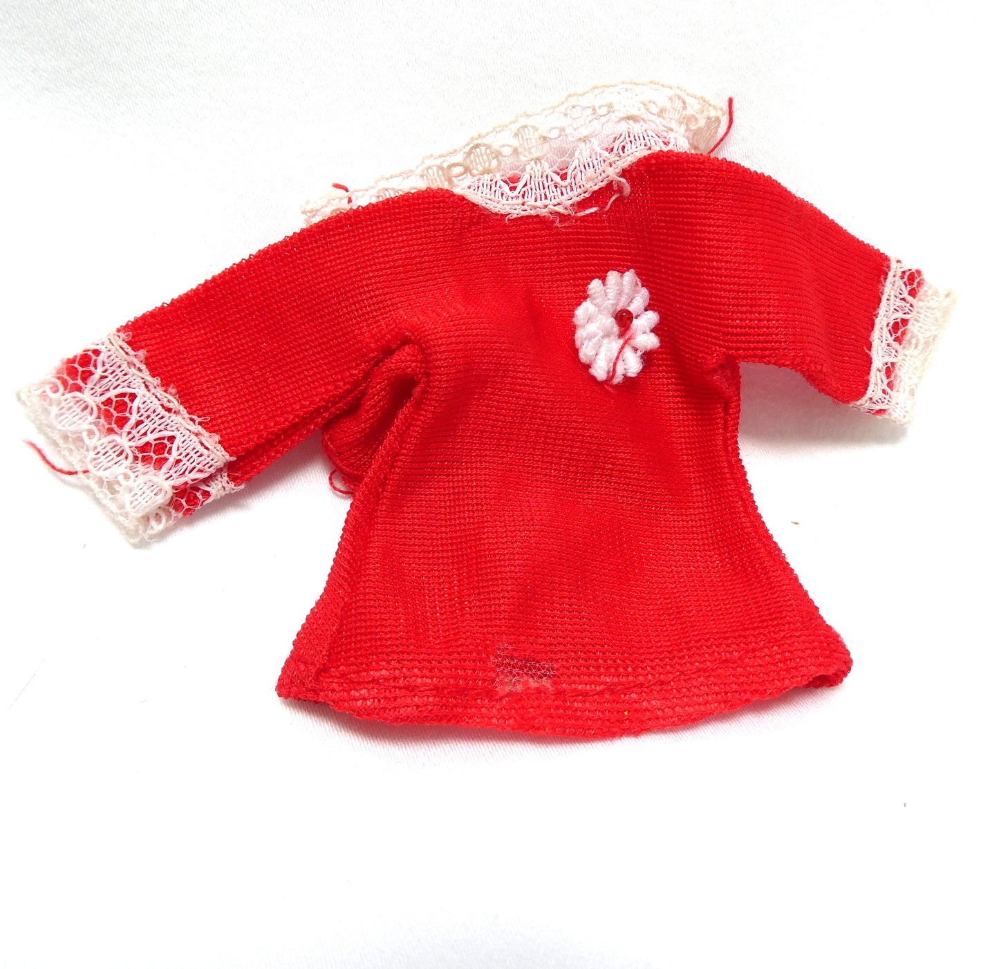 Red and White LOT SALE of 1960's Vintage Barbie and Vintage Ken Assorted Doll Clothes