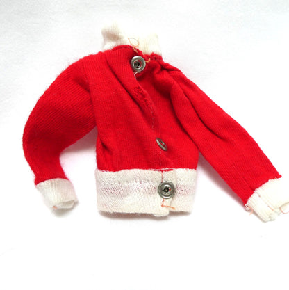 Red and White LOT SALE of 1960's Vintage Barbie and Vintage Ken Assorted Doll Clothes