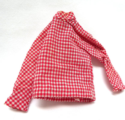 Red and White LOT SALE of 1960's Vintage Barbie and Vintage Ken Assorted Doll Clothes