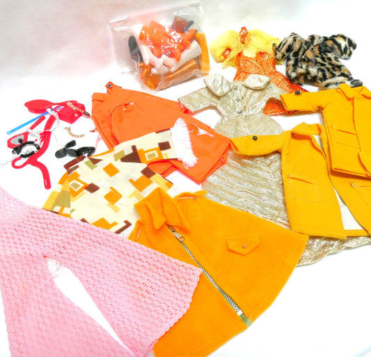 Vintage 60's & 70's Large LOT of MADDY MOD BARBIE Stunningly Beautiful Cloned Clothing