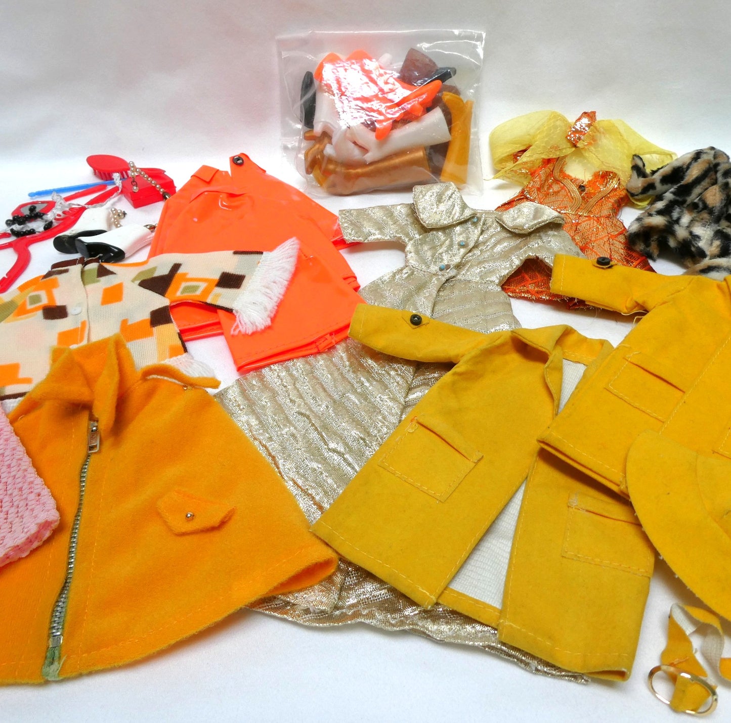 Vintage 60's & 70's Large LOT of MADDY MOD BARBIE Stunningly Beautiful Cloned Clothing