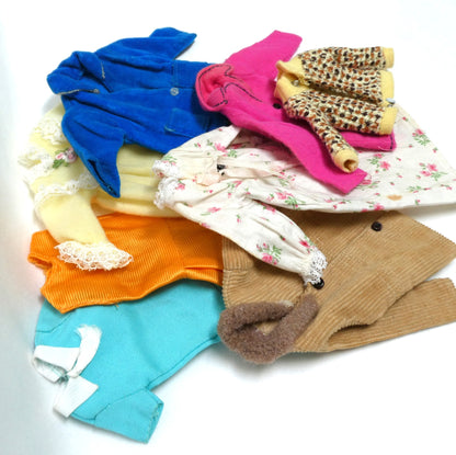 LARGE LOT SALE of Eight Vintage Barbie Designed 1960-Styled Fabulous Doll Clothing From Hong Kong!