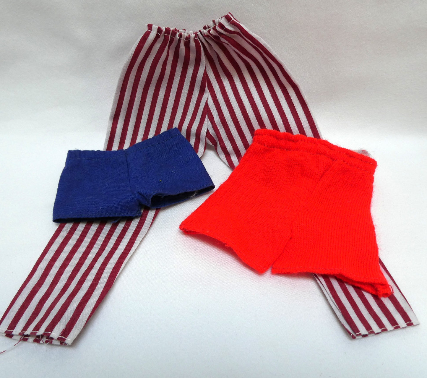 Vintage Rare Barbie Ken HTF Brownette Reproduction Brown Flocked Hair dressed in the 1960s original striped shirt and red bottoms...AND MORE!